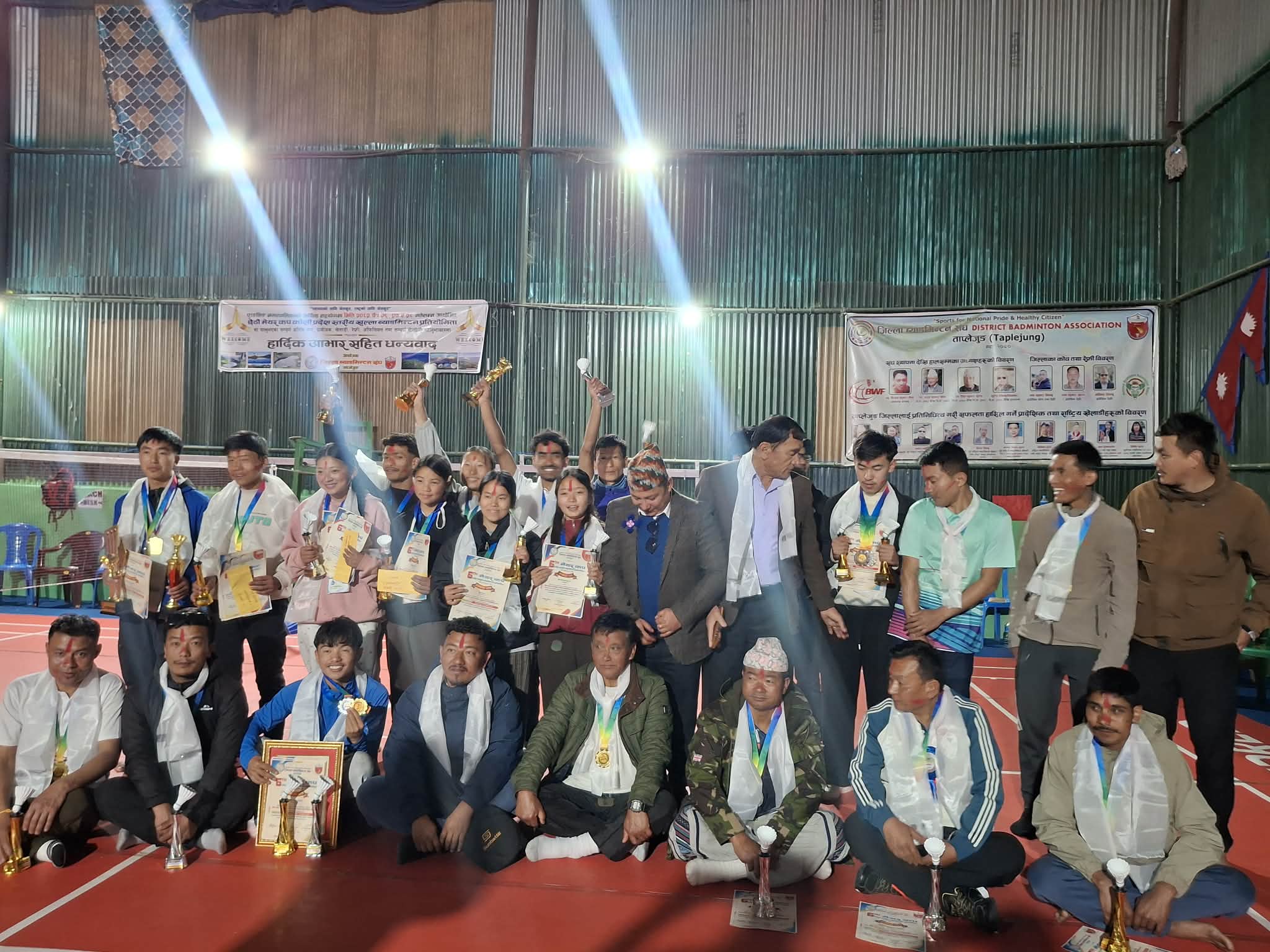 छैटौं मेयर कप प्रदेश स्तरीय ब्याडमिन्टन प्रतियोगिताका विभिन्न विधामा विजेता घोषित